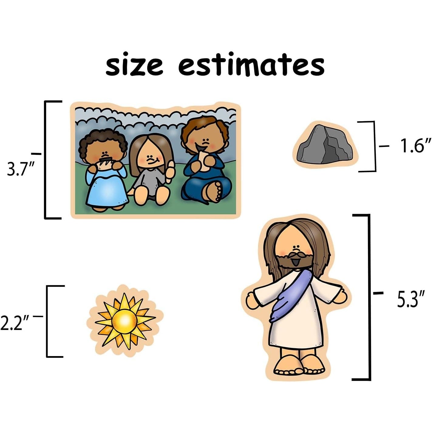 Jesus Feeds The 5000 Bible Felt Board Story