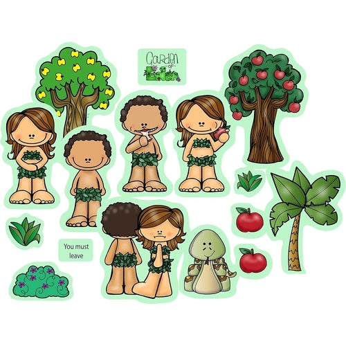 Garden of Eden Adam & Eve Bible Felt Story