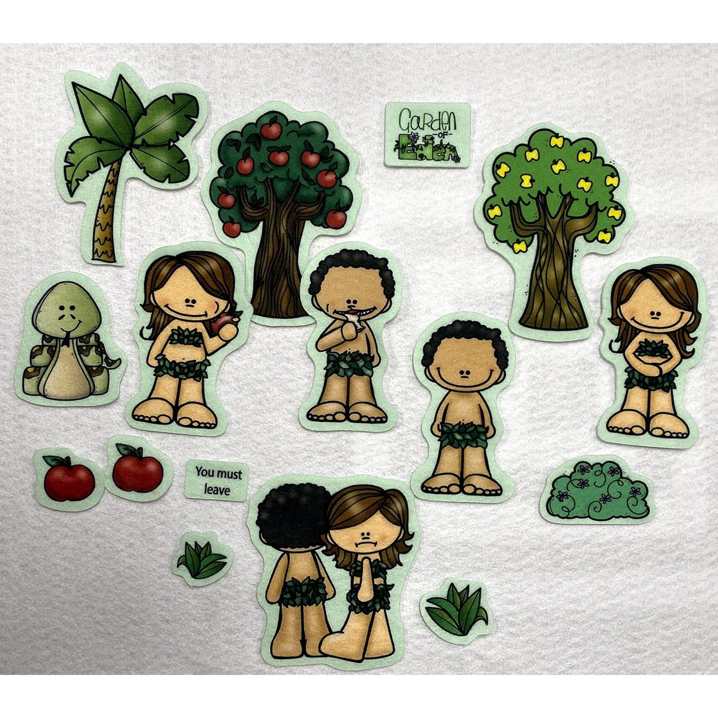 Garden of Eden Adam & Eve Bible Felt Story
