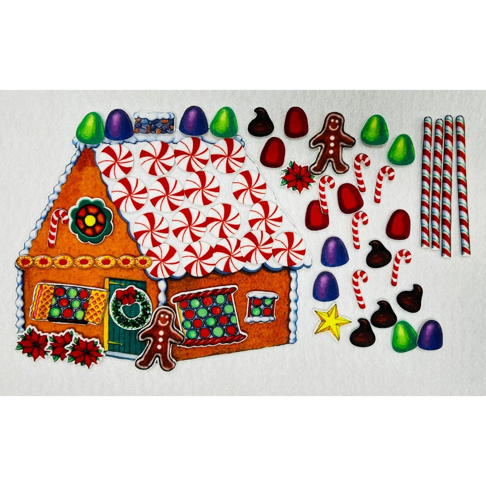 Gingerbread Felt House Felt Story