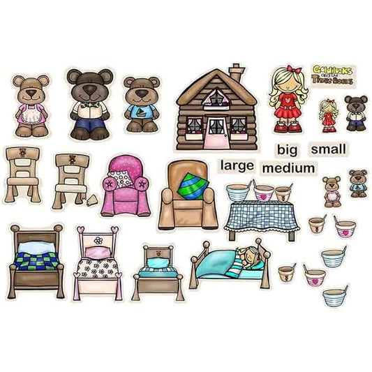 Goldilocks & The Three Bears Deluxe Felt Story