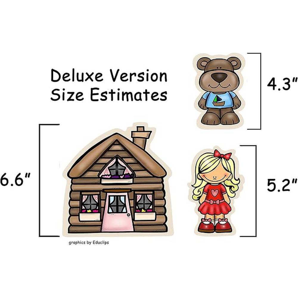 Goldilocks & The Three Bears Deluxe Felt Story