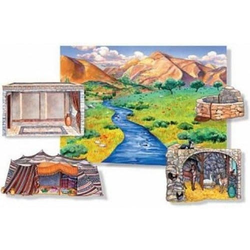 9 Bible Stories Collection with backgrounds