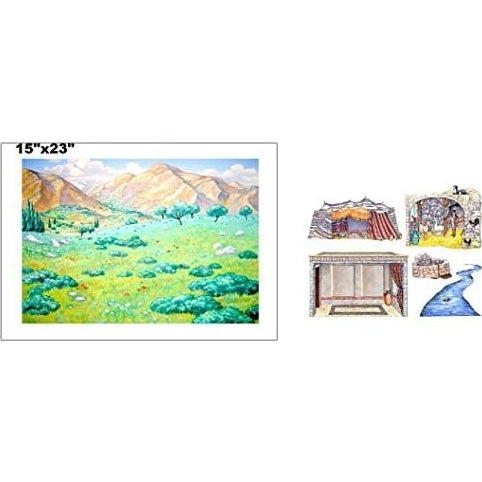 Hillside Meadow Flannel Board Cover