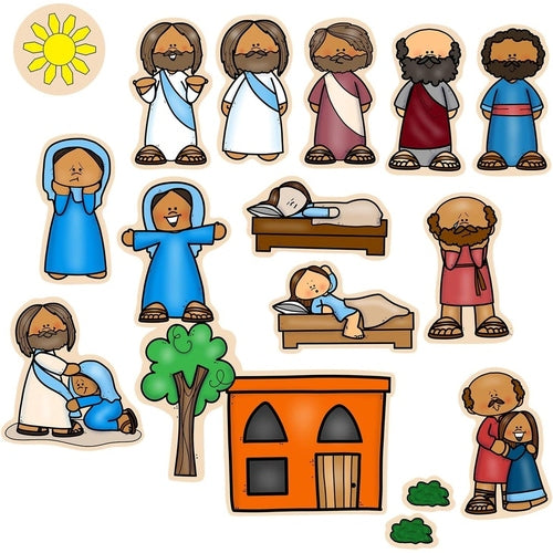 Jesus Heals A Sick Woman & Raises Jairus' Daughter Bible Story