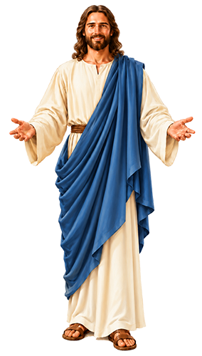 Jesus Standing 17" Felt Figure