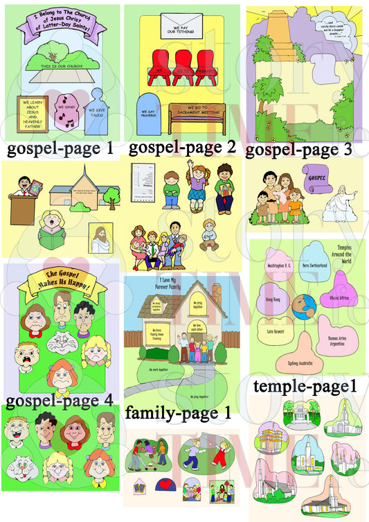 Create Your Own Quiet Book LDS Clearance SALE