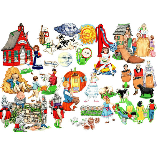 Mother Goose on The Loose-13 Nursery Rhymes Felt Stories