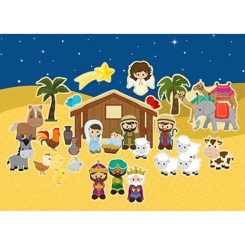 Nativity Light Skinned with our without background