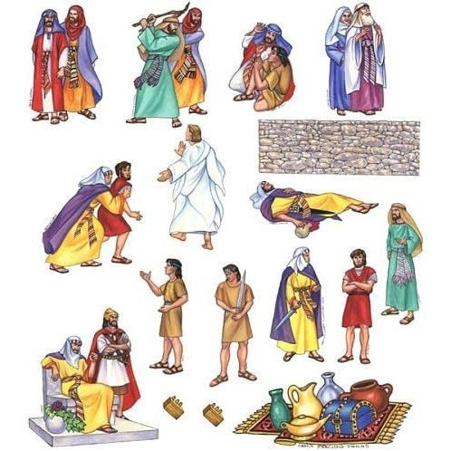 Nephi & The Brass Plates Felt Figures
