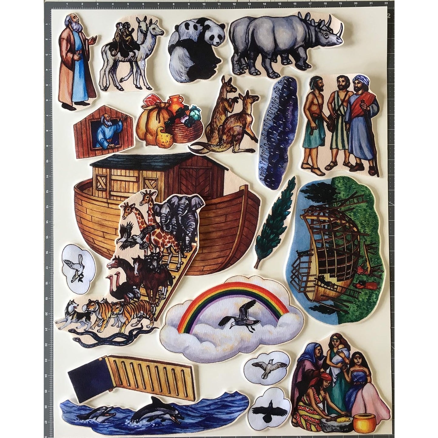 Noah's Ark Bible Felt Figures
