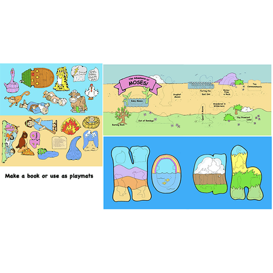 Noah & Moses Soft book/playmat
