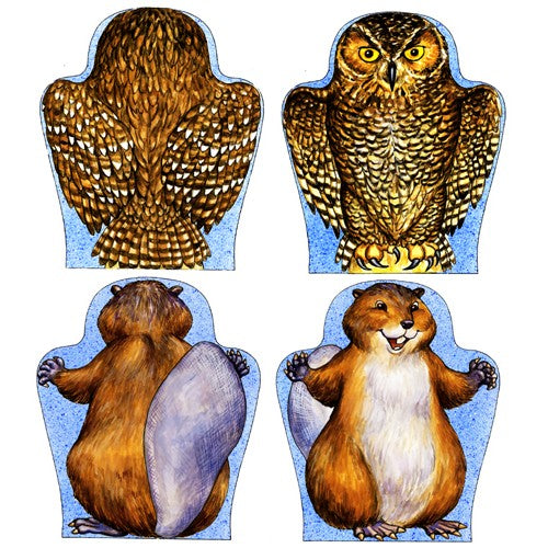 Beaver & Owl Hand Puppet