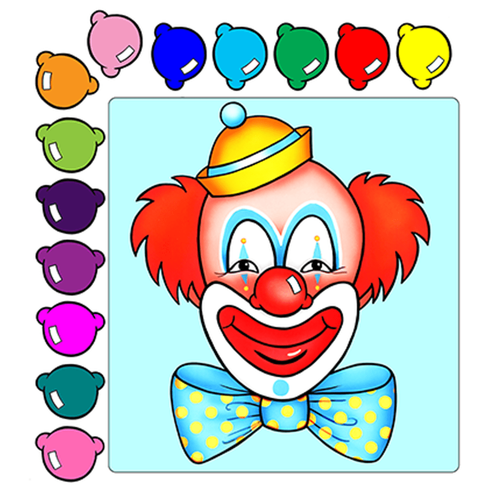 Pin nose on clown