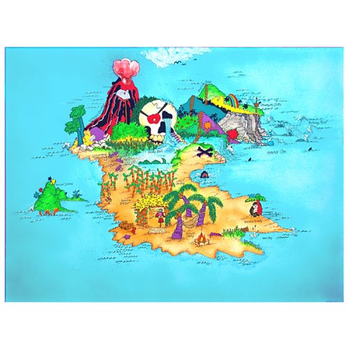 Pirate Island Background only