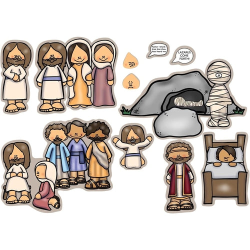 Raising Lazarus Bible Felt Board Story