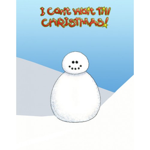 Snowman Countdown Christmas Advent Calendar