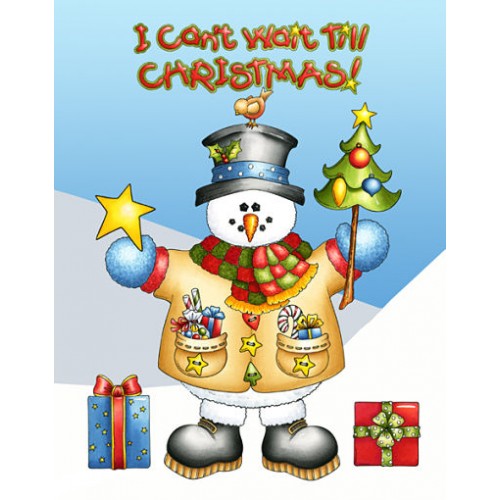 Snowman Countdown Christmas Advent Calendar