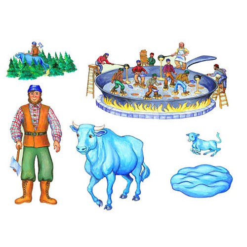 Paul Bunyan Felt Story