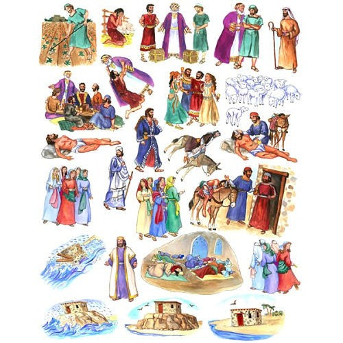 The Parables of Jesus Bible Felt Figures