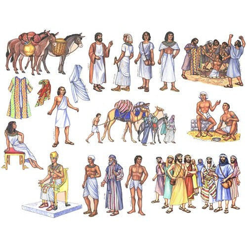 The Story of Joseph in Egypt Bible Felt Story