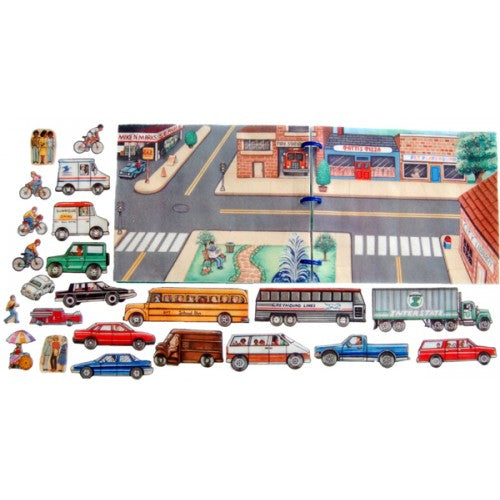 Transportation Soft Felt Book