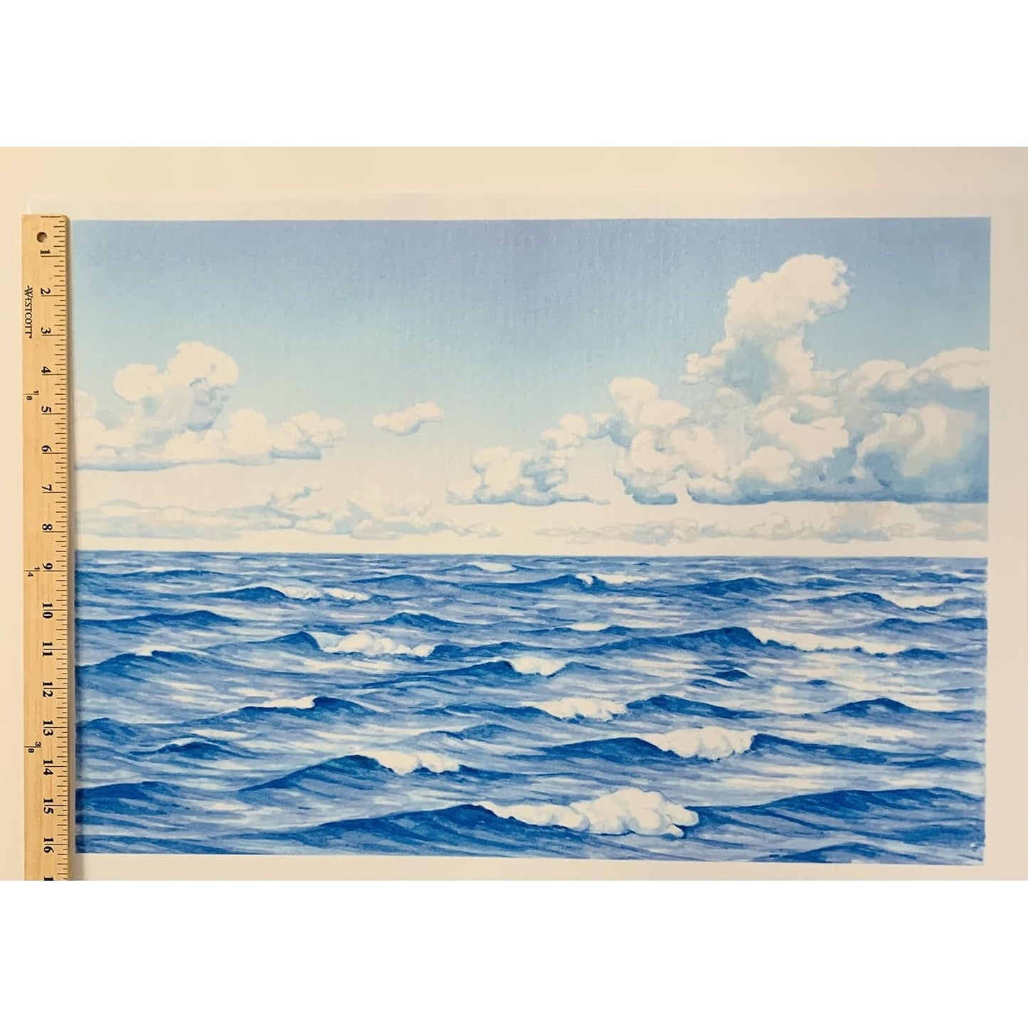 Ocean Water & Sky Flannel Board Cover