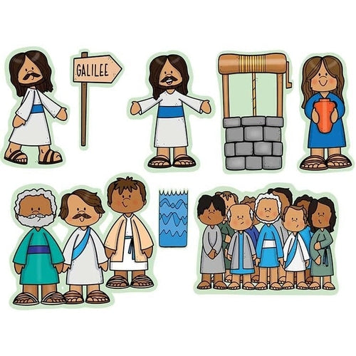 Jesus Talks to Samaritan Woman at The Well Bible